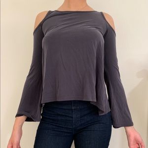 Navy/Dark Blue Bershka Top